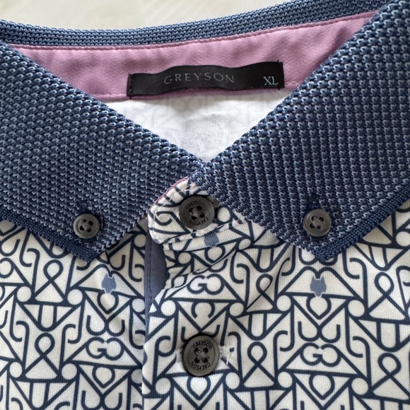 Beautiful man’s golf shirt by Greyson. XL - Picture 2 of 3